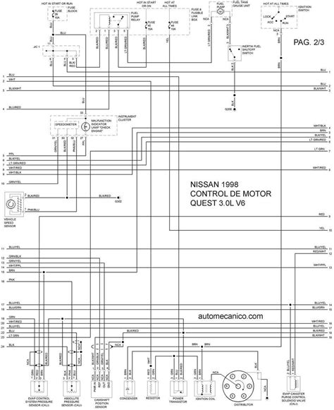 1997 nissan quest ignition wiring diagram 